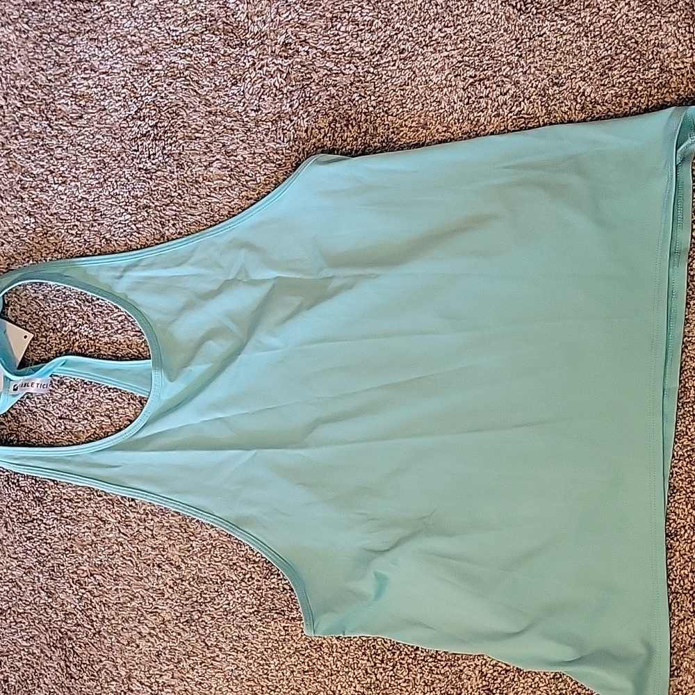 Fabletics Small Teal Tank Top
